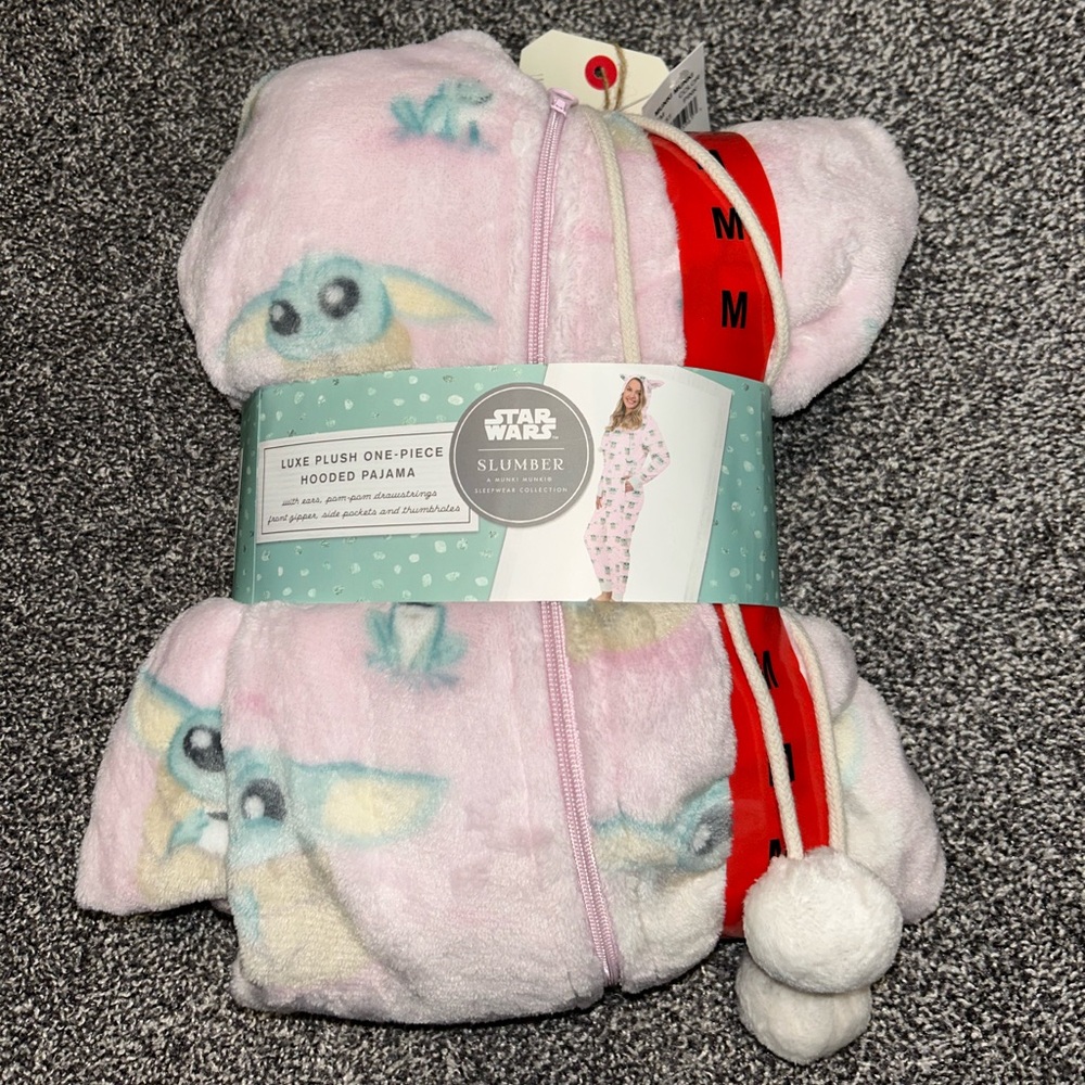 Star Wars Pink Plush Hooded Pajama
